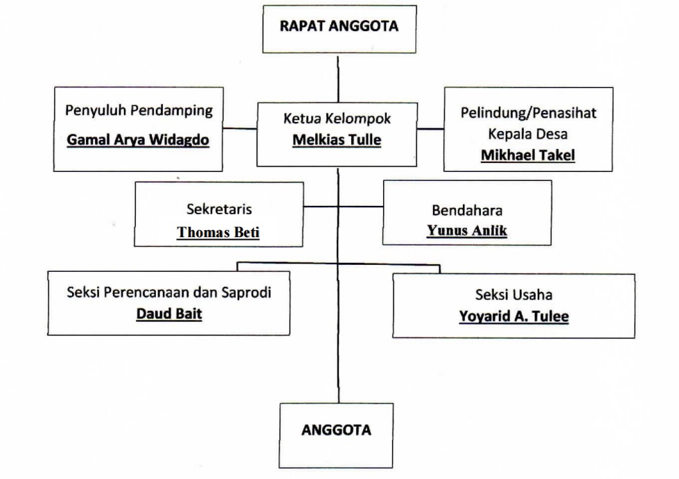 struktur organisasi kth paloil tob